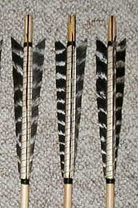 Arrow fletching